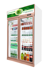 直立したクーラーの商業ガラス ドア冷却装置冷たい飲み物の飲料の表示